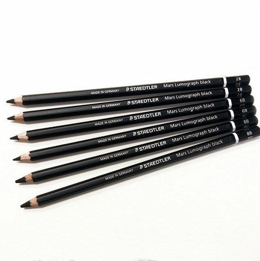 Bút chì Staedtler Mars Lumograph Black, chì lẻ